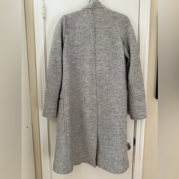 Zara Trafaluc Collection Gray Wool Coat -Size XS - Picture 4 of 10